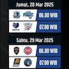 Jadwal Pertandingan Pekan 23 NBA 2024/2025 di Vidio