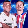 Siaran Langsung Big Match Liga Champions: Real Madrid vs Atletico Madrid di Vidio