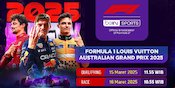 Siaran Langsung Formula 1 Louis Vuitton Australia Grand Prix 2025 di Vidio Siaran Langsung Formula 1 Louis Vuitton Australia Grand Prix 2025 di Vidio