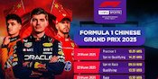 Jadwal Live Streaming Formula 1 Heineken Chinese Grand Prix 2025 di Vidio Jadwal Live Streaming Formula 1 Heineken Chinese Grand Prix 2025 di Vidio