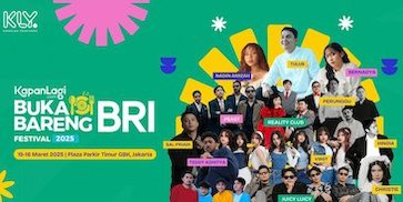Rundown Lengkap KapanLagi Buka Bareng BRI Festival 2025, 3 Hari Lagi Lho! Rundown Lengkap KapanLagi Buka Bareng BRI Festival 2025, 3 Hari Lagi Lho!
