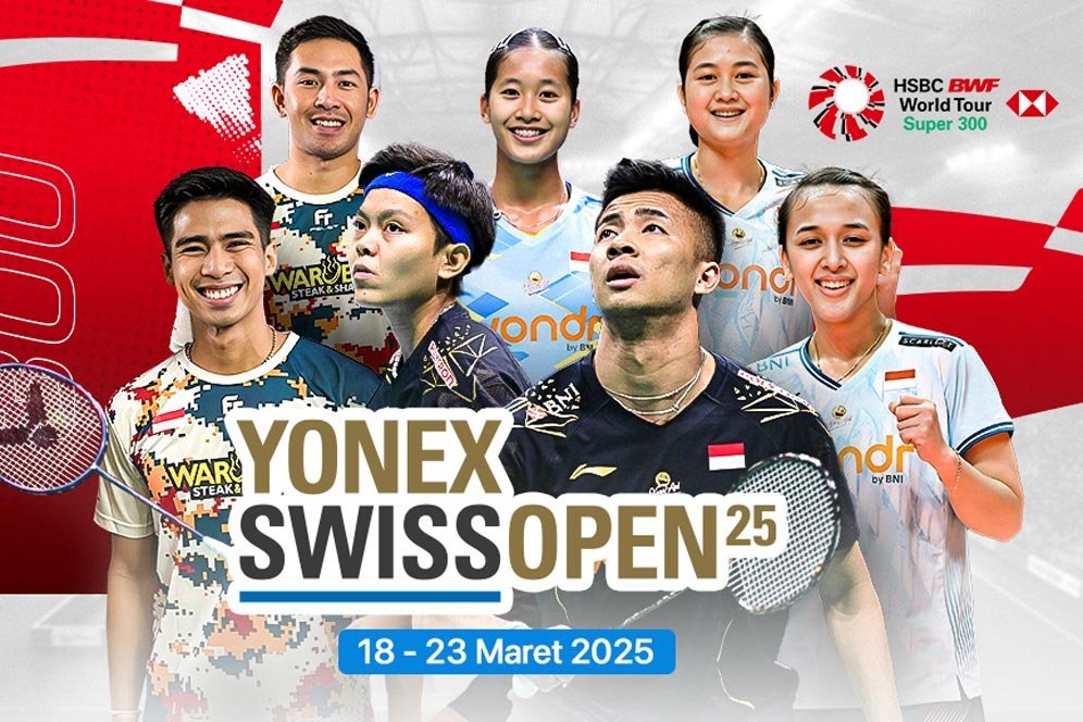 Jadwal dan Link Siaran Langsung BWF Tour Yonex Swiss Open 2025 di Vidio