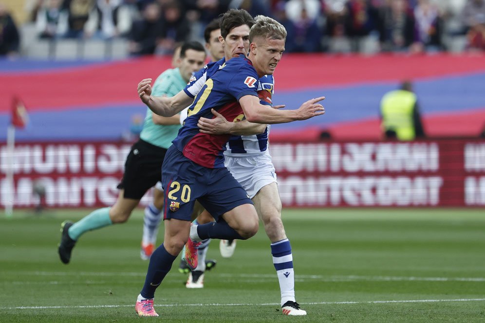 Man of the Match Barcelona vs Real Sociedad: Dani Olmo Man of the Match Barcelona vs Real Sociedad: Dani Olmo