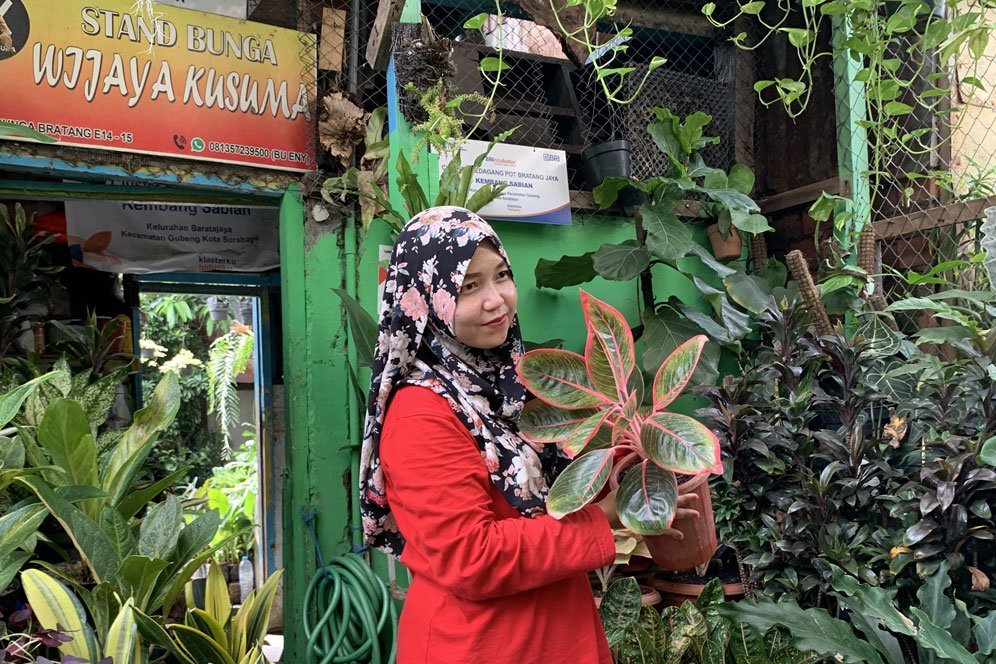 Pedagang Pasar Bunga Bratang Melangkah Maju Bersama KUR BRI Pedagang Pasar Bunga Bratang Melangkah Maju Bersama KUR BRI