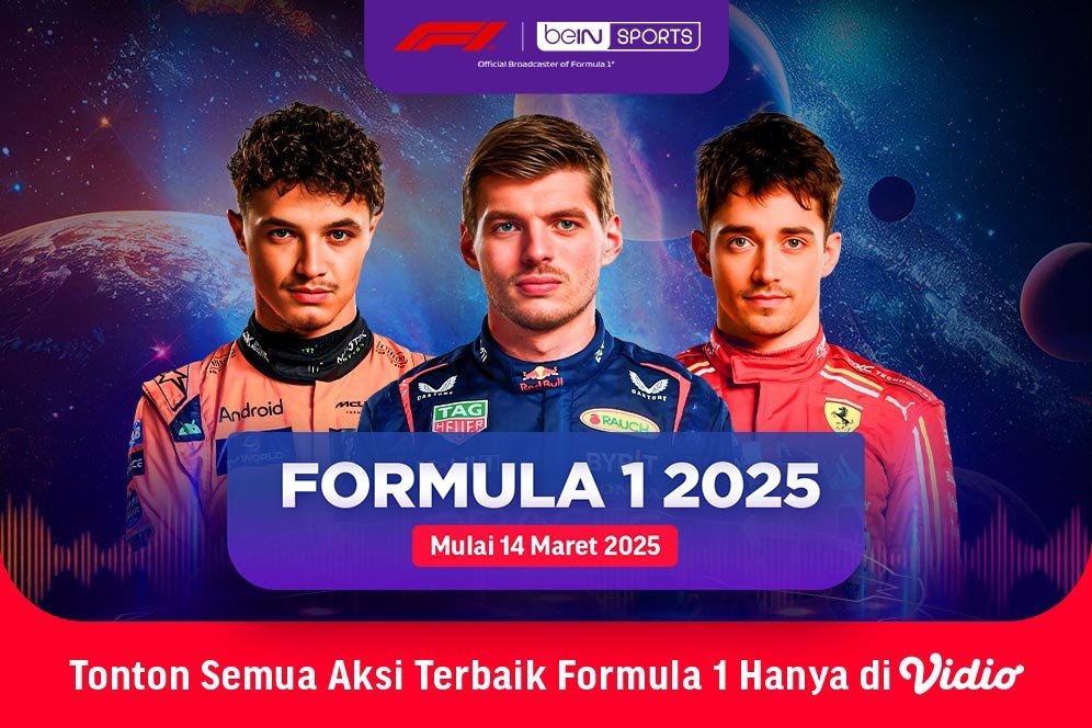 Link Siaran Langsung Formula 1 2025 Seri Pertama di Vidio