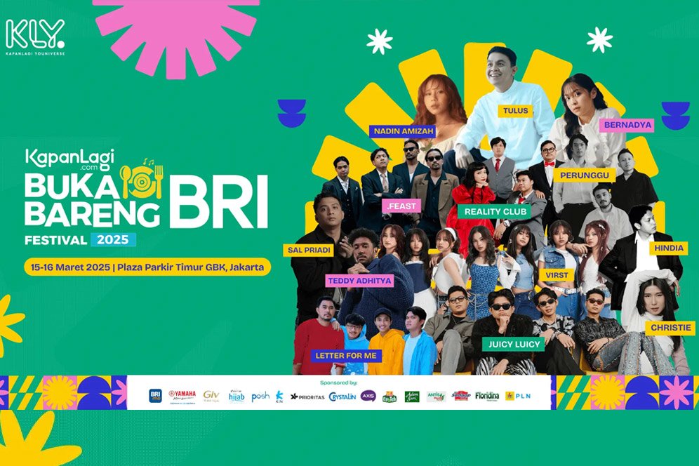 Rundown Lengkap KapanLagi Buka Bareng BRI Festival 2025, 3 Hari Lagi Lho! Rundown Lengkap KapanLagi Buka Bareng BRI Festival 2025, 3 Hari Lagi Lho!