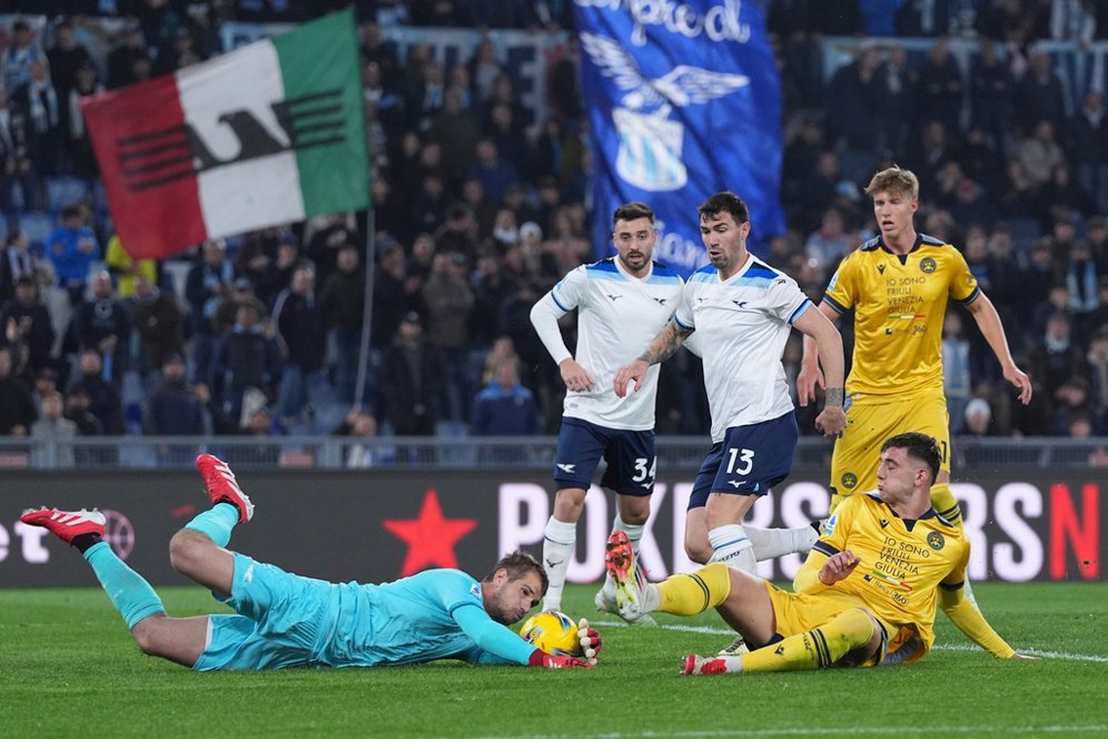 Hasil Liga Italia: Lazio Ditahan Imbang Udinese 1-1, Gagal Tendang Juventus dari 4 Besar