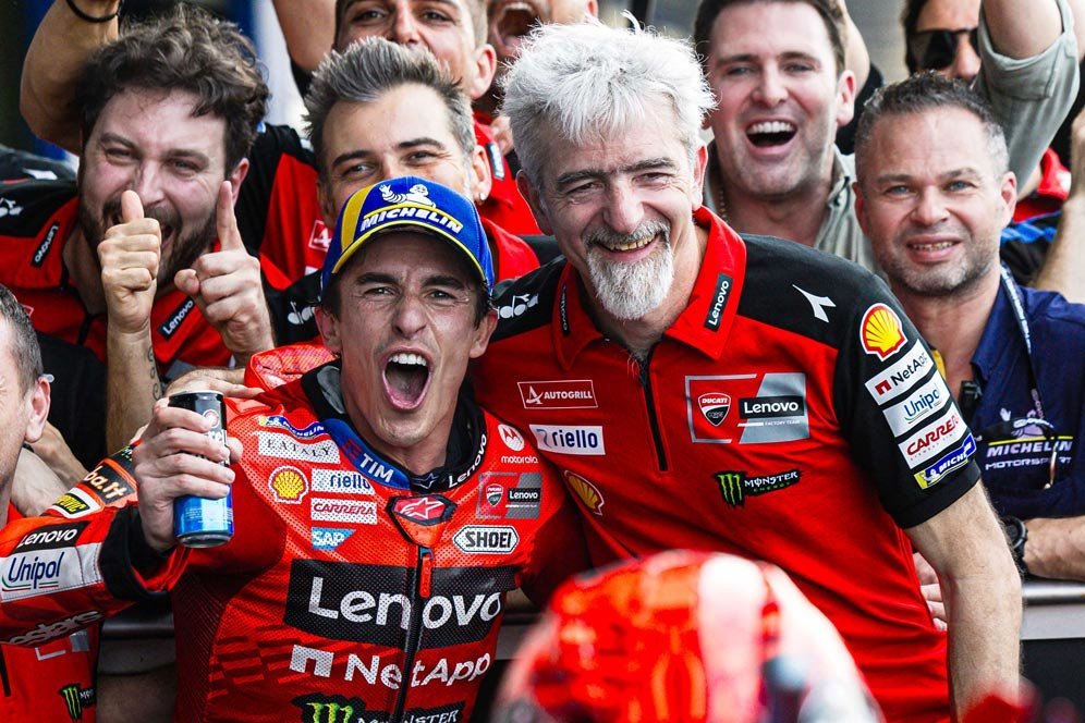 Gigi Dall'Igna Banjiri Marc Marquez Pujian: Kemenangan Magis, Saya Nggak Bisa Minta Lebih! Gigi Dall'Igna Banjiri Marc Marquez Pujian: Kemenangan Magis, Saya Nggak Bisa Minta Lebih!