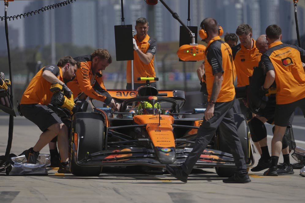 Hasil Latihan Formula 1 GP China 2025: Lando Norris Ungguli Charles Leclerc dan Oscar Piastri