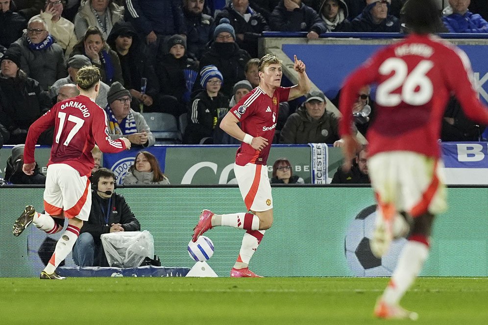 Hasil Leicester City vs Manchester United: Skor 0-3