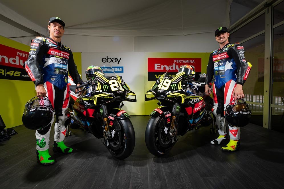 Foto: Tribute untuk NFL, Pertamina Enduro VR46 Balapan Pakai Livery Spesial di MotoGP Austin 2025 Foto: Tribute untuk NFL, Pertamina Enduro VR46 Balapan Pakai Livery Spesial di MotoGP Austin 2025