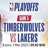 Saksikan NBA Playoffs 2024/2025: Game 5 - Timberwolves vs Lakers di Vidio