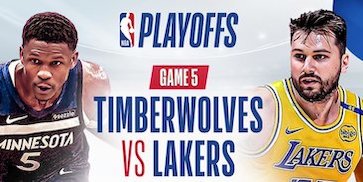 Saksikan NBA Playoffs 2024/2025: Game 5 - Timberwolves vs Lakers di Vidio Saksikan NBA Playoffs 2024/2025: Game 5 - Timberwolves vs Lakers di Vidio