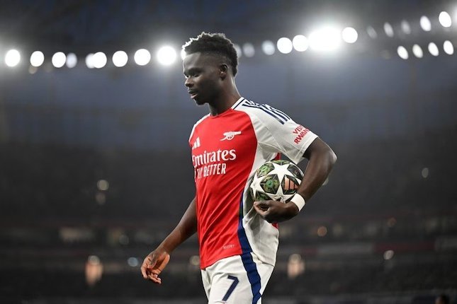 Bukayo Saka Kesakitan