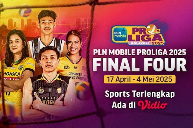 Link Live Streaming PLN Mobile Proliga 2025 di MOJI dan Vidio