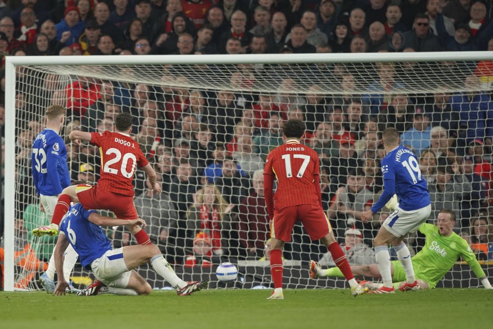 Kenangan Terakhir Diogo Jota di Liverpool: Satu Gol Penentu di Anfield ke Gawang Everton yang Tak Terlupakan