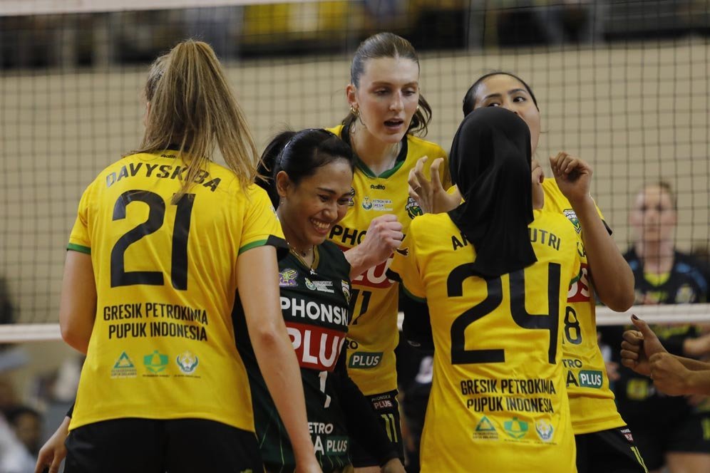 Hasil PLN Mobile Proliga 2025: Tanpa Megawati Hangestri, Gresik Petrokimia Pupuk Indonesia Sukses Gilas Jakarta Electric PLN Hasil PLN Mobile Proliga 2025: Tanpa Megawati Hangestri, Gresik Petrokimia Pupuk Indonesia Sukses Gilas Jakarta Electric PLN