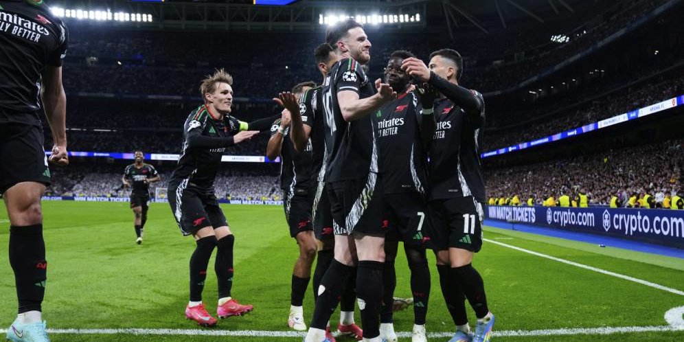 Rapor Pemain Arsenal Saat Permalukan Real Madrid di Bernabeu: Rice dan ...