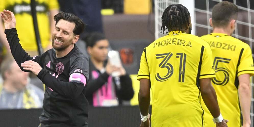 Inter Miami Bungkam Columbus Crew di Hadapan 60.614 Penonton di Cleveland