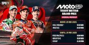 Jadwal MotoGP 2025 Round 7 Tissot British Grand Prix Live Stream di Vidio