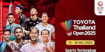 Saksikan Siaran Langsung BWF Tour Toyota Thailand Open 2025 di Vidio Saksikan Siaran Langsung BWF Tour Toyota Thailand Open 2025 di Vidio