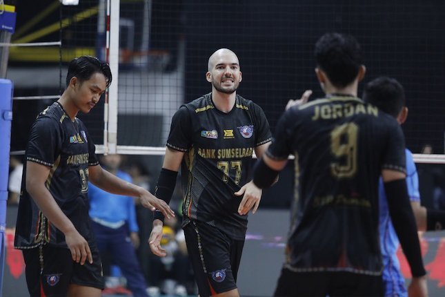 Duel Palembang Bank Sumsel Babel vs Surabaya Samator