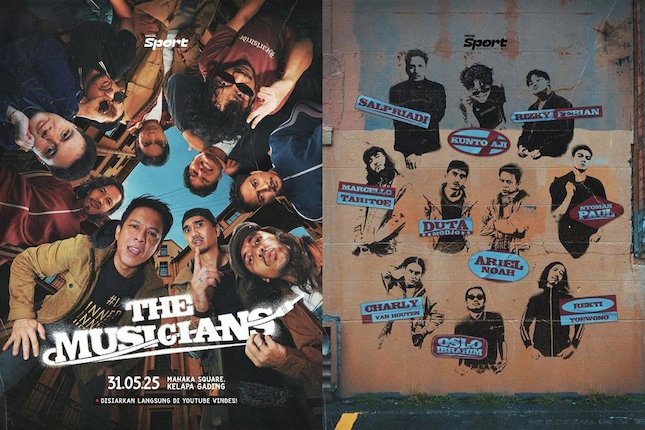 Daftar Pemain The Musicians di VINDES Mempersem BAHKAN VOLI 2