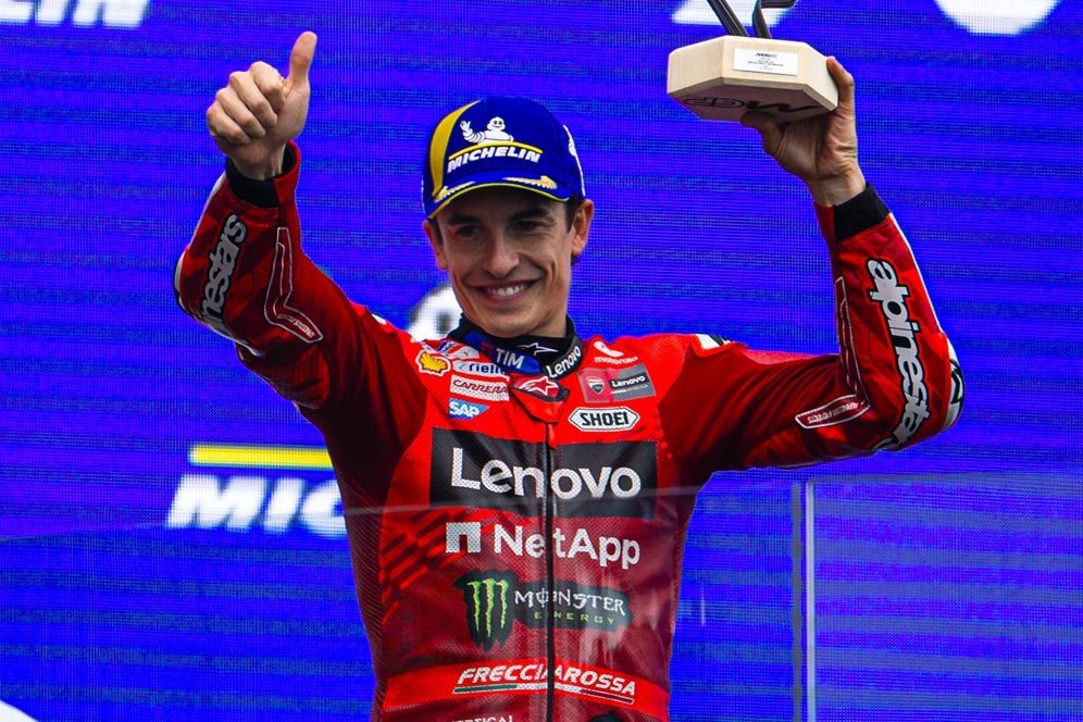 Gigi Dall'Igna Puji Marc Marquez Habis-Habisan Usai MotoGP Prancis, Berkendara Layaknya Juara