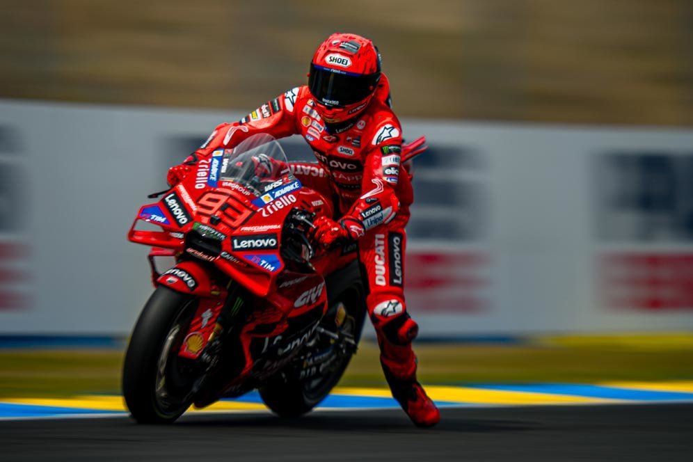 MotoGP Prancis 2025: Marc Marquez Menangi Sprint Race Usai Duel Kontra Fabio Quartararo, Pecco Bagnaia Gagal Finis MotoGP Prancis 2025: Marc Marquez Menangi Sprint Race Usai Duel Kontra Fabio Quartararo, Pecco Bagnaia Gagal Finis