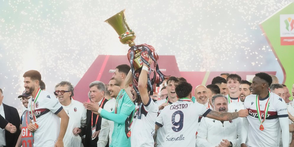 Kejutan Bologna, Sikat Milan dan Juara Coppa Italia 2024-2025 