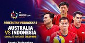 Siaran Langsung Nonton AVC Men's Nation Cup 2025 Australia vs Indonesia di Vidio Hari Ini