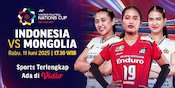 Link Siaran Langsung AVC Womens Nation Cup 2025 Match 4: Indonesia vs Mongolia di Vidio