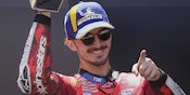 Pecco Bagnaia Sebut Finis Ketiga di MotoGP Aragon Bagai Kemenangan Usai Ganti Cakram Rem Motor