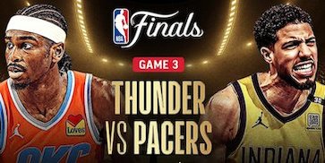 Nonton Live Streaming Game 3 Thunder vs Pacers NBA Finals 2025 di Vidio Nonton Live Streaming Game 3 Thunder vs Pacers NBA Finals 2025 di Vidio