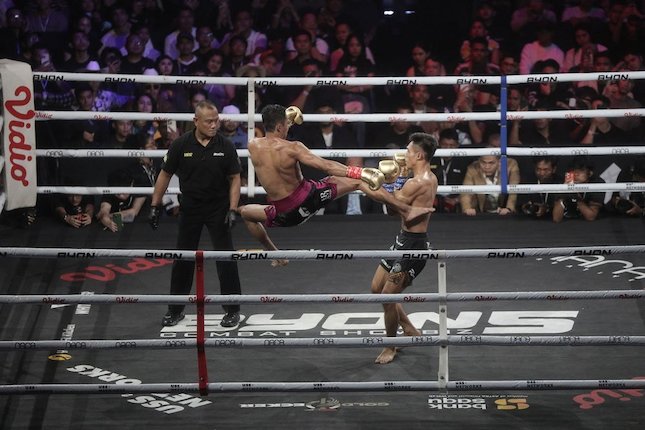 Hasil Pertarungan Byon Combat Showbiz 5