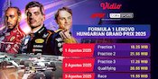 Nonton Live Stream Formula 1 Lenovo Hungarian Grand Prix 2025 di Vidio Nonton Live Stream Formula 1 Lenovo Hungarian Grand Prix 2025 di Vidio