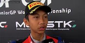 Bangga Banget! Kiandra Ramadhipa Dedikasikan Kemenangan Race 1 European Talent Cup Prancis 2025 untuk Indonesia