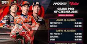 Link Live Streaming MotoGP 2025 Tissot Grand Prix of Czechia di Vidio Akhir Pekan Ini