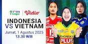 Link Siaran Langsung SEA V League 2025: Indonesia vs Vietnam di Vidio Link Siaran Langsung SEA V League 2025: Indonesia vs Vietnam di Vidio
