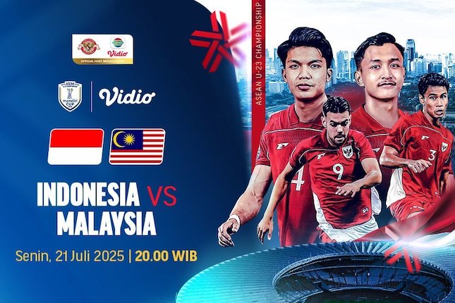 Jadwal Siaran Langsung dan Link Streaming Indonesia U-23 vs Malaysia U-23