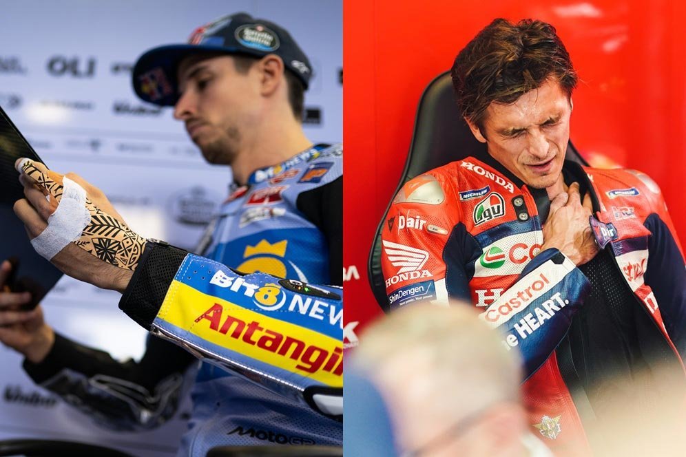 Aksi Heroik Alex Marquez dan Luca Marini, Rasa Sakit Berbuah Hasil Apik di MotoGP Jerman 2025