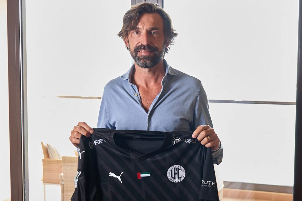 Usai Latih Juventus dan Sampdoria, Andrea Pirlo Kini Resmi Latih Klub Asal Dubai