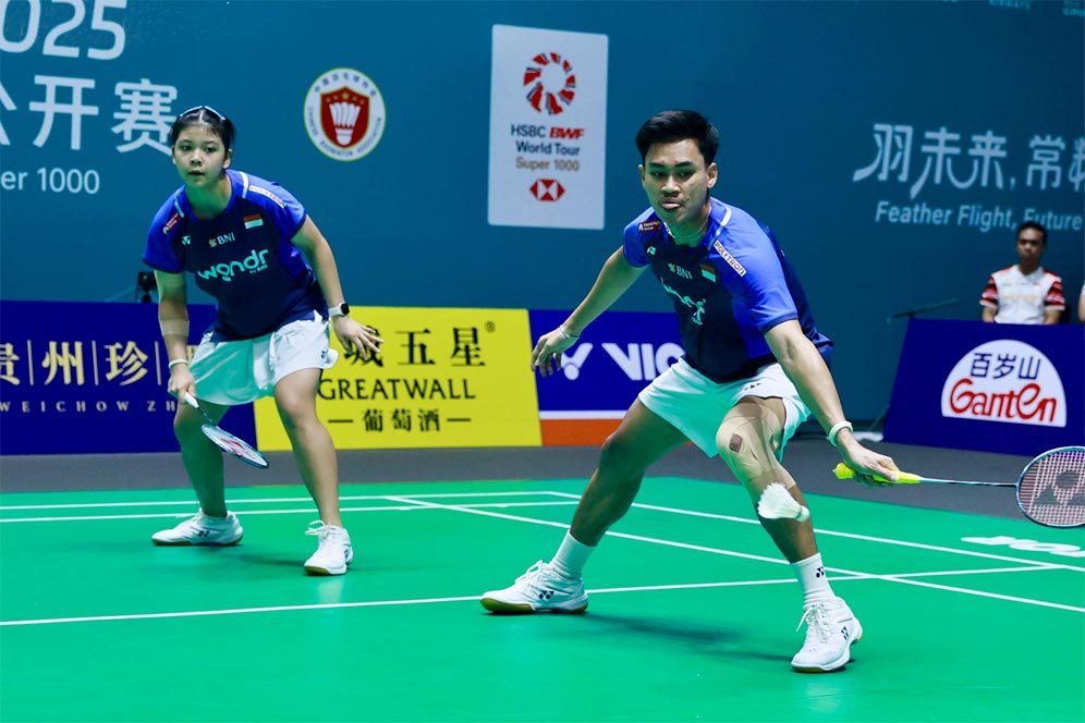 Hasil China Open 2025: Langkah Jafar/Felisha Berakhir di Semifinal