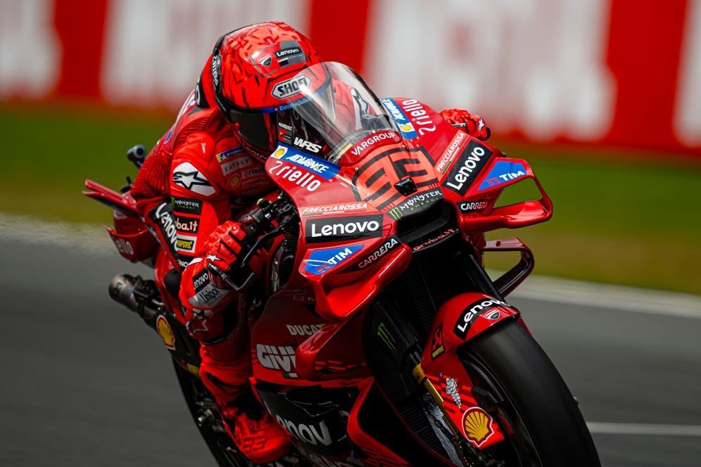 Hasil Latihan MotoGP Ceko 2025: Marc Marquez Tercepat, Kejutan Jorge Martin, Pecco Bagnaia Gagal Lolos ke Q2