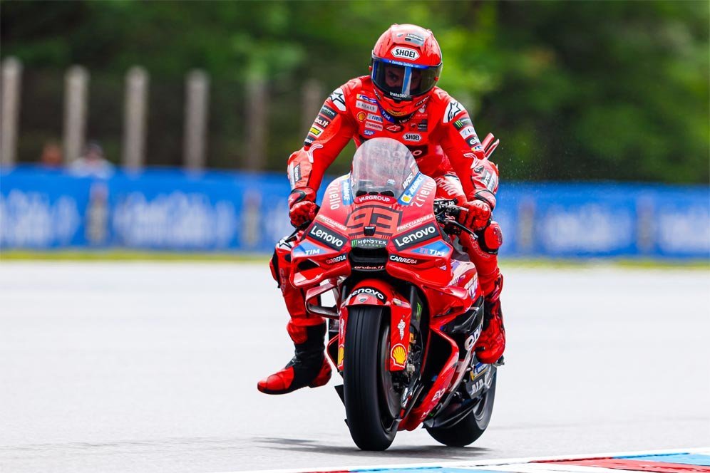 Hasil FP2 MotoGP Ceko 2025: Marc Marquez Kembali Asapi Jack Miller