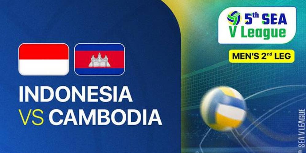 Jadwal Live Streaming Indonesia vs Kamboja di SEA V League 2025 Putra di Vidio, 19 Juli 2025