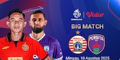 Saksikan Siaran Langsung BRI Super League: Persija vs Persita di Vidio Saksikan Siaran Langsung BRI Super League: Persija vs Persita di Vidio
