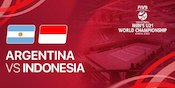 Nonton Live Streaming Argentina vs Indonesia di FIVB Putra U21 2025 di Vidio, 25 Agustus 2025