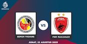 BRI Super League Sore Ini: Bongkar Kekuatan Semen Padang vs PSM Makassar, Perang Kreator Asing di Lini Tengah! BRI Super League Sore Ini: Bongkar Kekuatan Semen Padang vs PSM Makassar, Perang Kreator Asing di Lini Tengah!