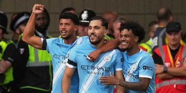 Man of the Match Swansea City vs Manchester City: Rayan Cherki